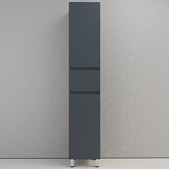 Style Line Шкаф пенал Манхэттен 36 графит – фотография-2